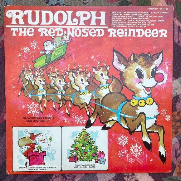 Rudolph, the rednosed, reindeer vintage record - Picture 5 of 5